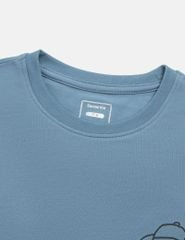 Bộ đồ cotton bé trai hình in trước ngực