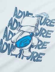 Bộ đồ cotton bé trai hình in trước ngực