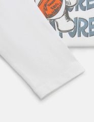 Bộ đồ cotton bé trai hình in trước ngực