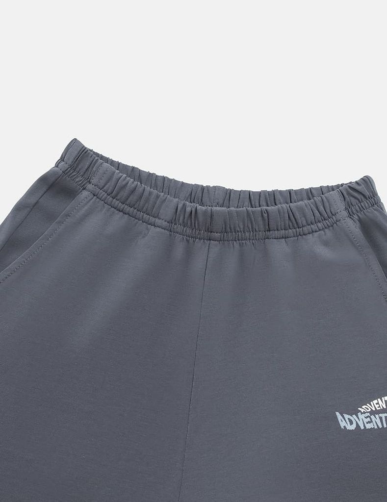 Bộ đồ cotton bé trai hình in trước ngực