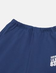 Bộ đồ cotton bé trai dài tay hình in trước ngực