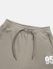 Bộ nỉ bé trai cổ tròn hình in trước ngực