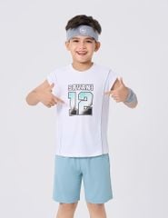 Bộ hè sát nách trẻ em phối quần khác màu