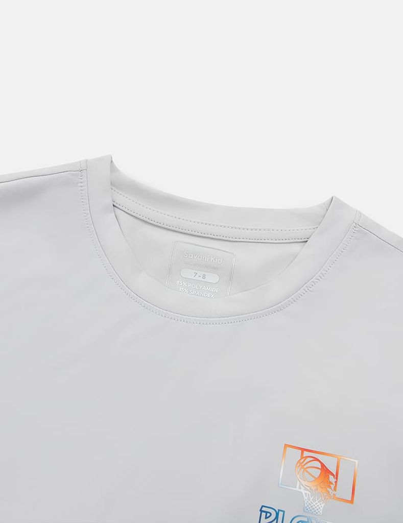 Bộ hè trẻ em hình in trước ngực