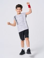 Bộ sát nách bé trai phối quần khác màu