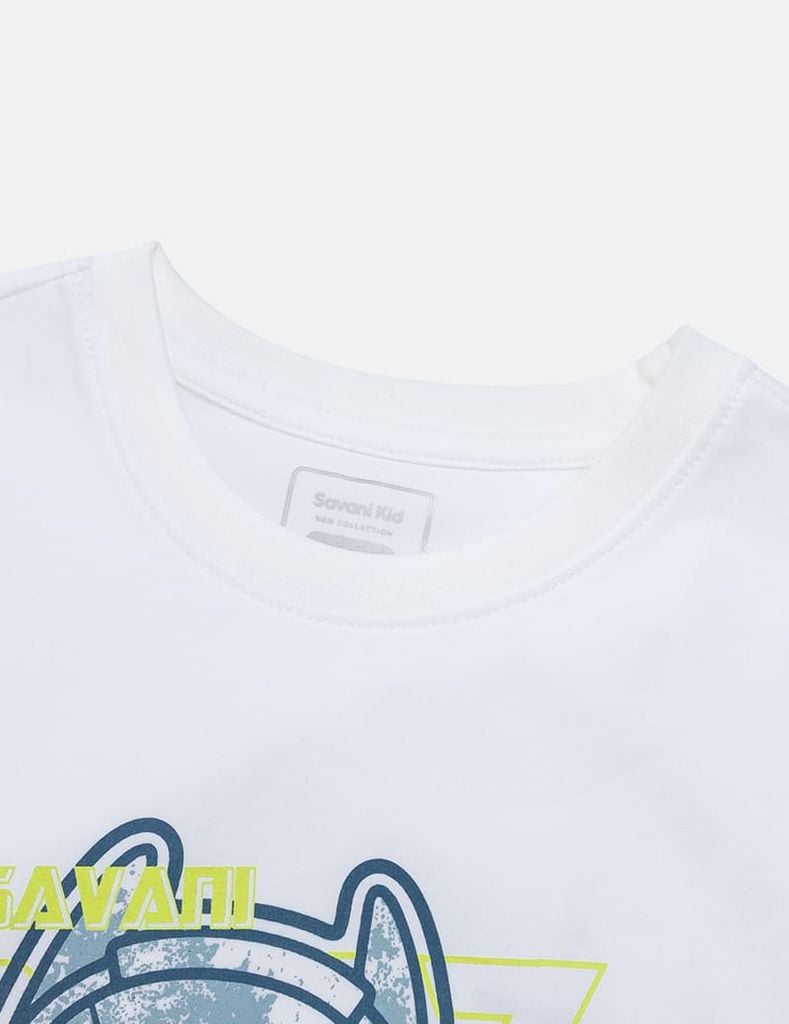 Áo ba lỗ bé trai hình in trước ngực