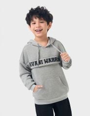 Áo nỉ có mũ bé trai hình in trước ngực