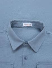 Áo sơ mi dài tay bé trai dáng suông rộng