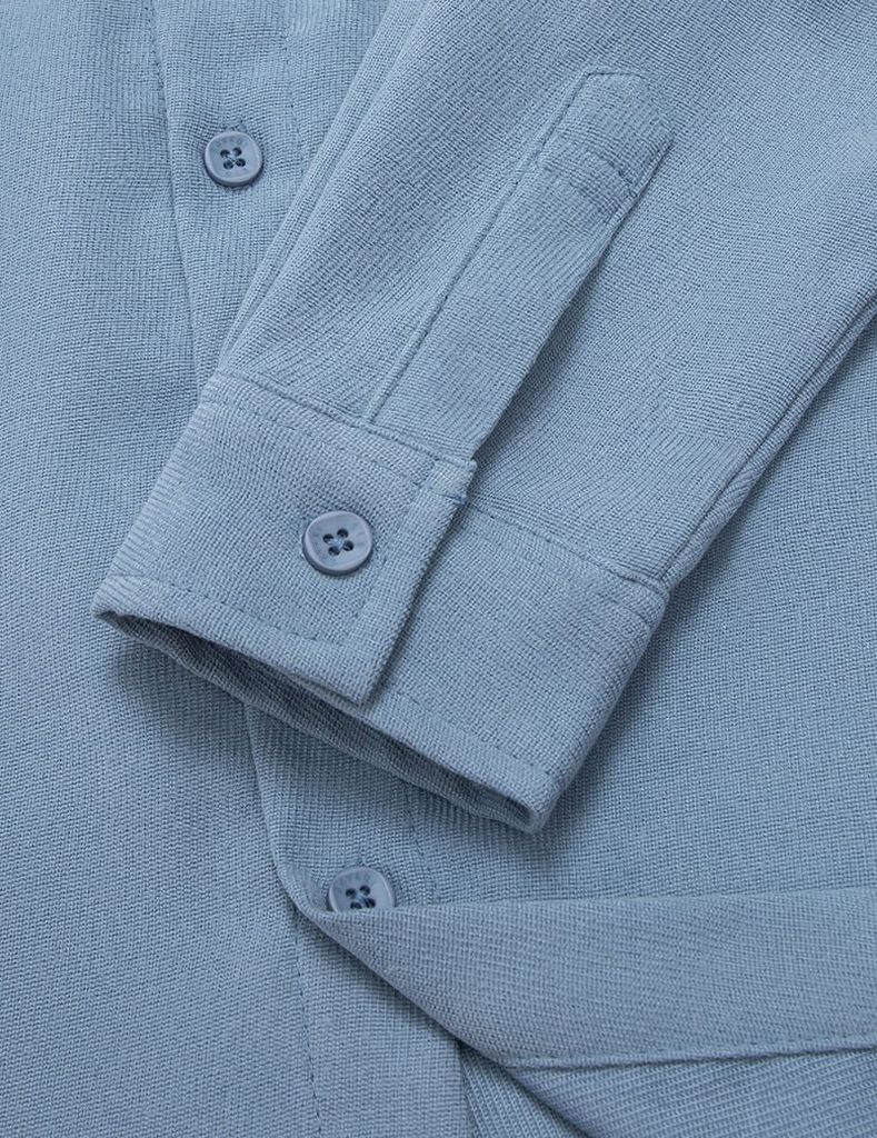 Áo sơ mi dài tay bé trai dáng suông rộng