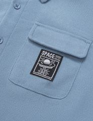 Áo sơ mi dài tay bé trai dáng suông rộng