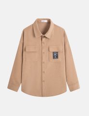 Áo sơ mi dài tay bé trai dáng suông rộng