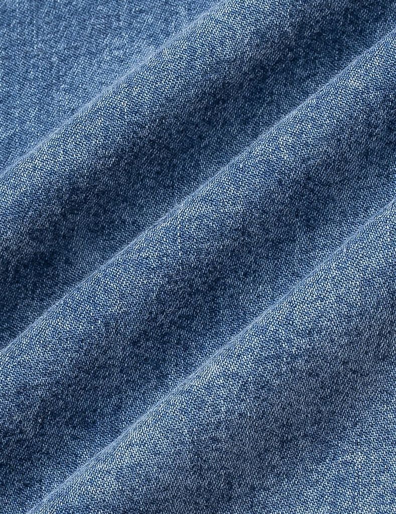 Áo sơ mi bé trai dài tay túi thân trước