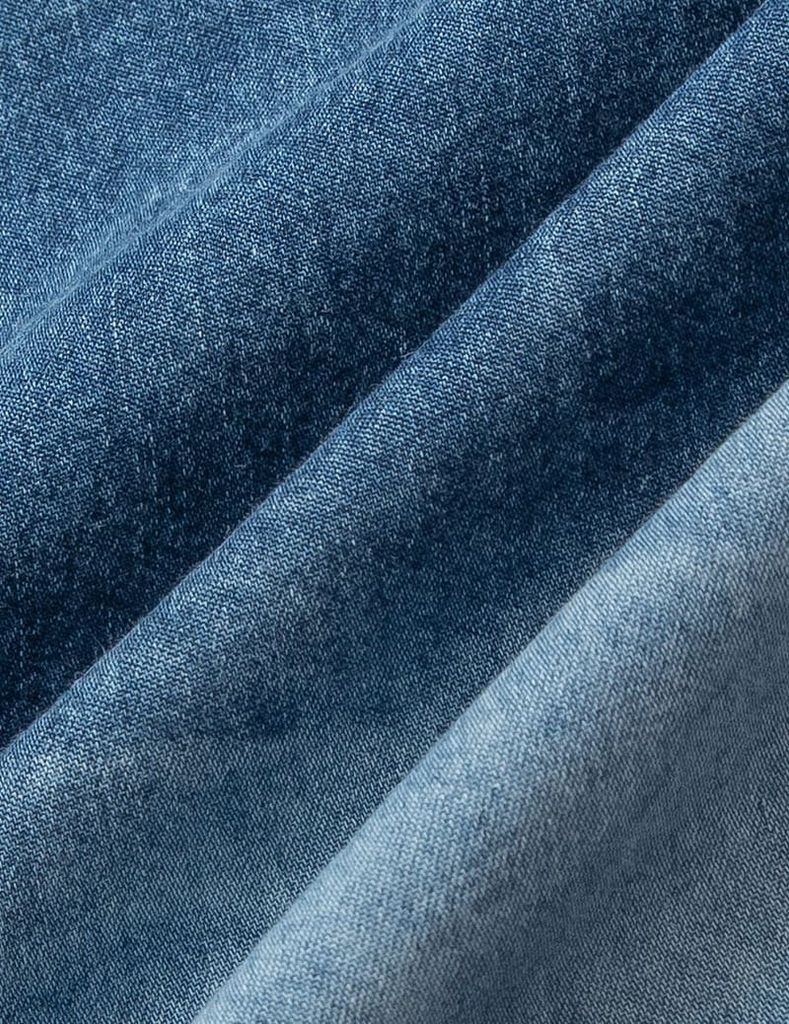 Áo sơ mi bé trai dài tay túi thân trước