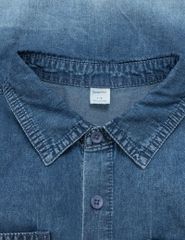 Áo sơ mi bé trai dài tay túi thân trước