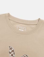 Áo thun dài tay cổ tròn bé trai hình in trước ngực