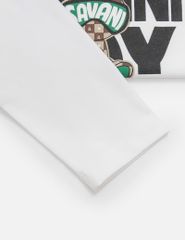 Áo thun dài tay cổ tròn bé trai hình in trước ngực