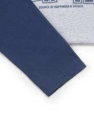 Áo thun dài tay bé trai cổ tròn hình in trước ngực