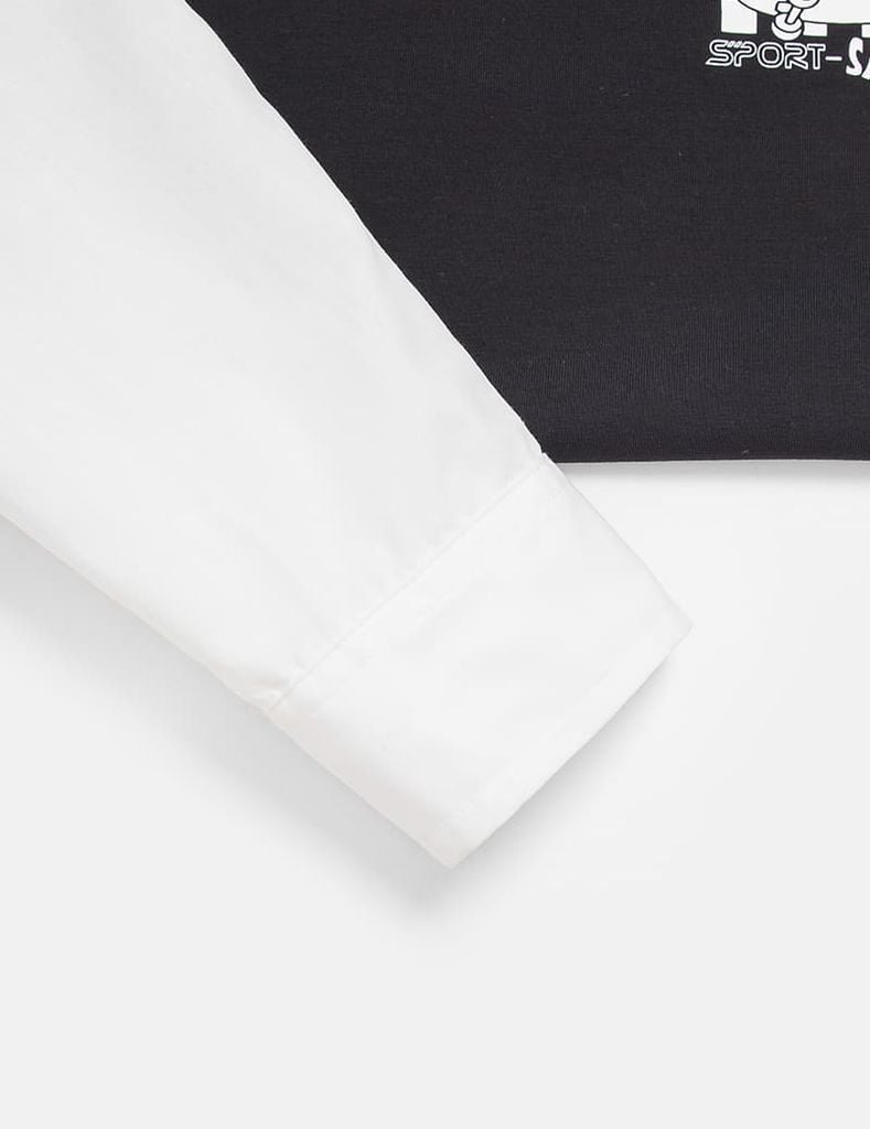 Áo thun dài tay bé trai phối màu