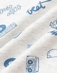 Áo thun dài tay bé trai cổ tròn