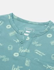 Áo thun dài tay bé trai cổ tròn