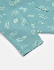 Áo thun dài tay bé trai cổ tròn