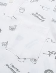 Áo thun dài tay bé trai cổ tròn