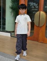 Quần khaki bé trai gấu bo