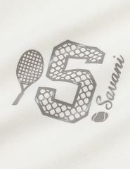 Áo polo ngắn tay bé trai hình in trước ngực