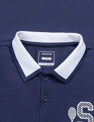 Áo polo ngắn tay bé trai hình in trước ngực