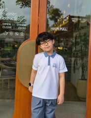 Quần khaki bé trai gấu bo