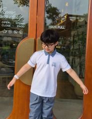 Quần khaki bé trai gấu bo
