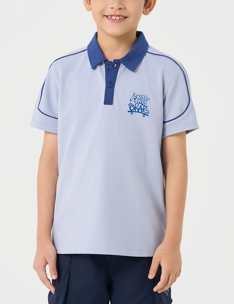 Áo polo ngắn tay bé trai