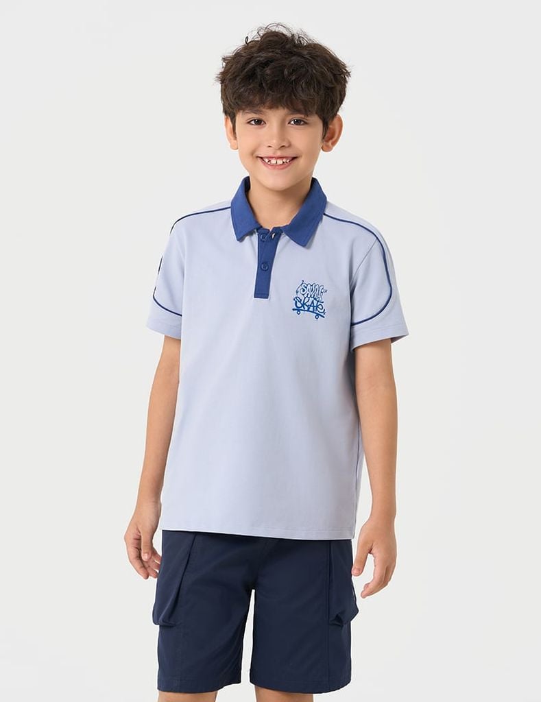 Áo polo ngắn tay bé trai