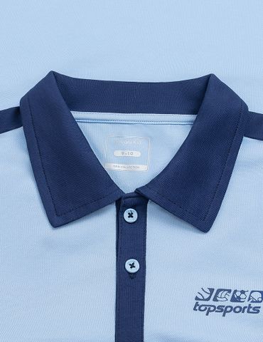 Áo polo ngắn tay bé trai hình in trước ngực