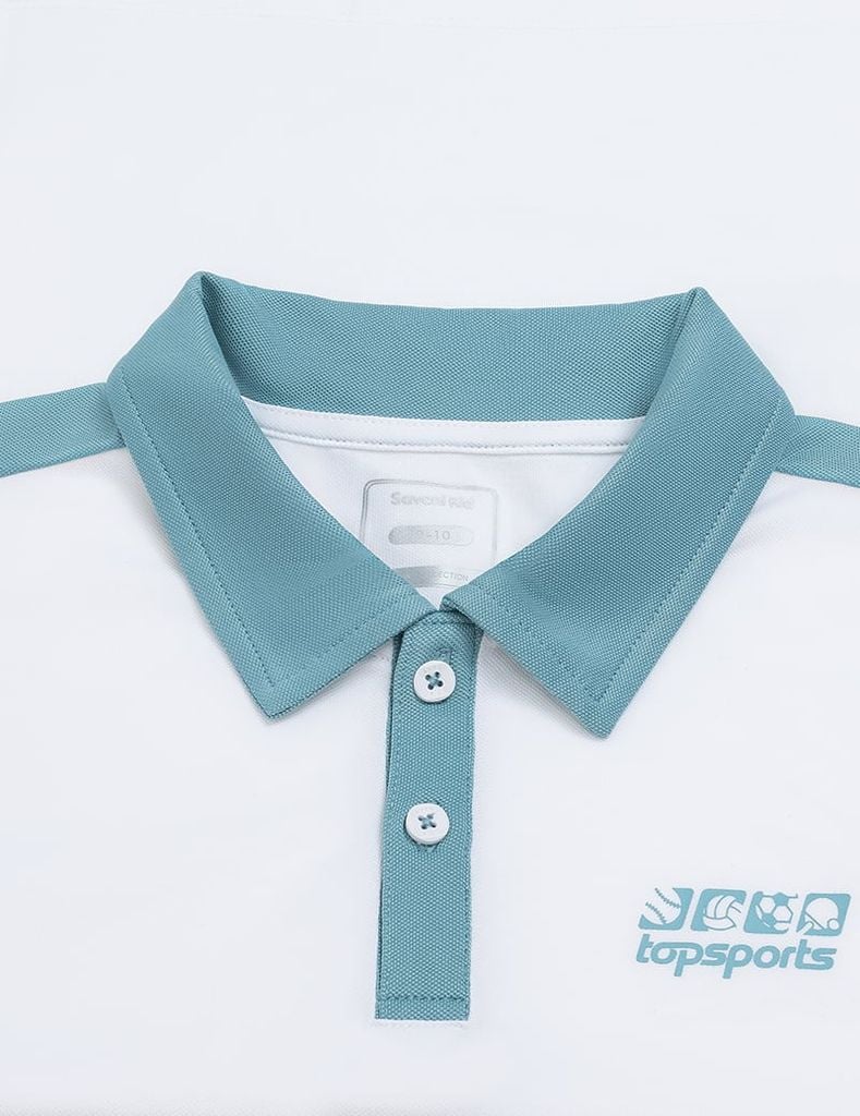 Áo polo ngắn tay bé trai hình in trước ngực