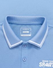 Áo polo ngắn tay bé trai hình in trước ngực
