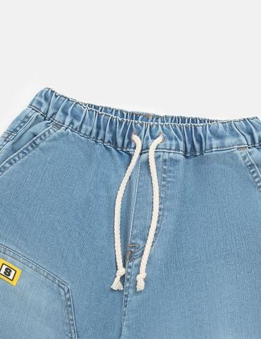 Quần jean bé trai cạp chun bổ thân trước