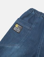 Quần jean bé trai cạp chun bo gấu