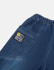 Quần jean bé trai cạp chun bo gấu