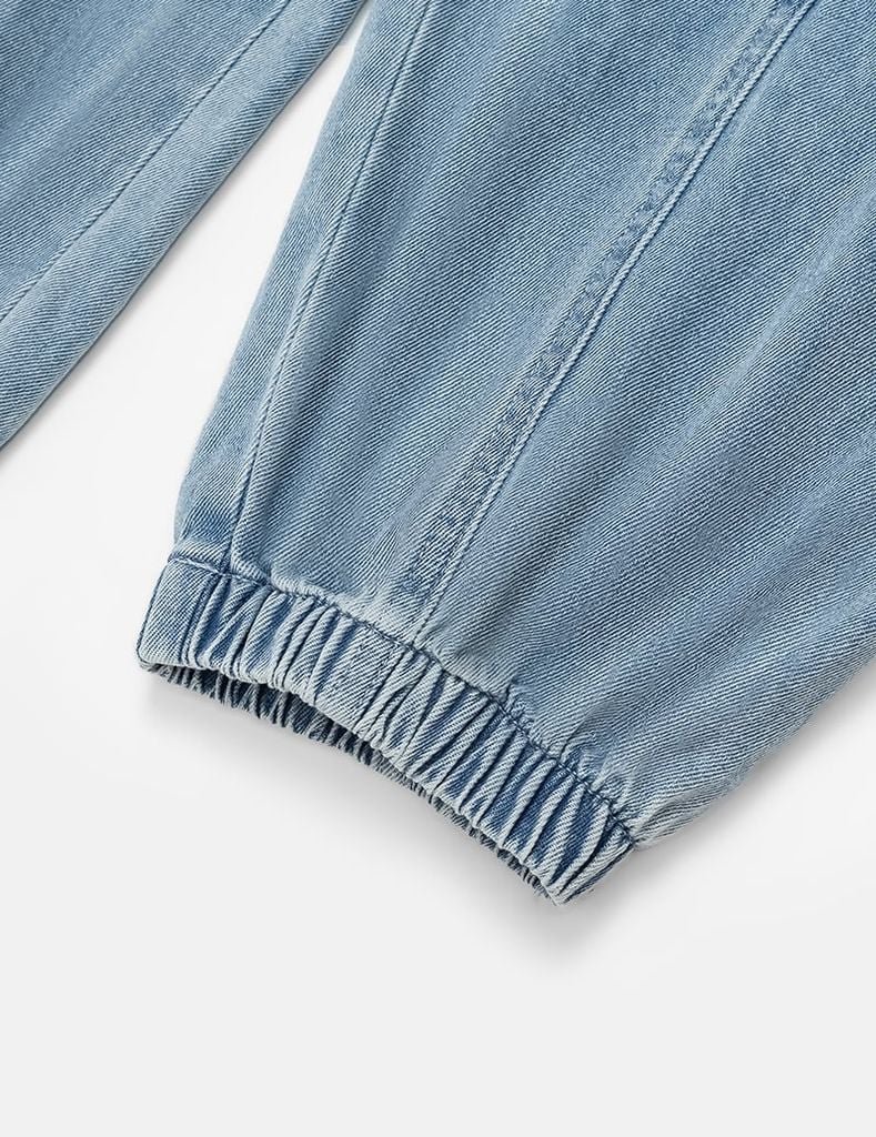 Quần jean cạp chun bé trai