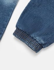 Quần jean bé trai cạp chun bo gấu