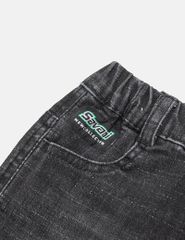 Quần jean bé trai cạp chun bo gấu