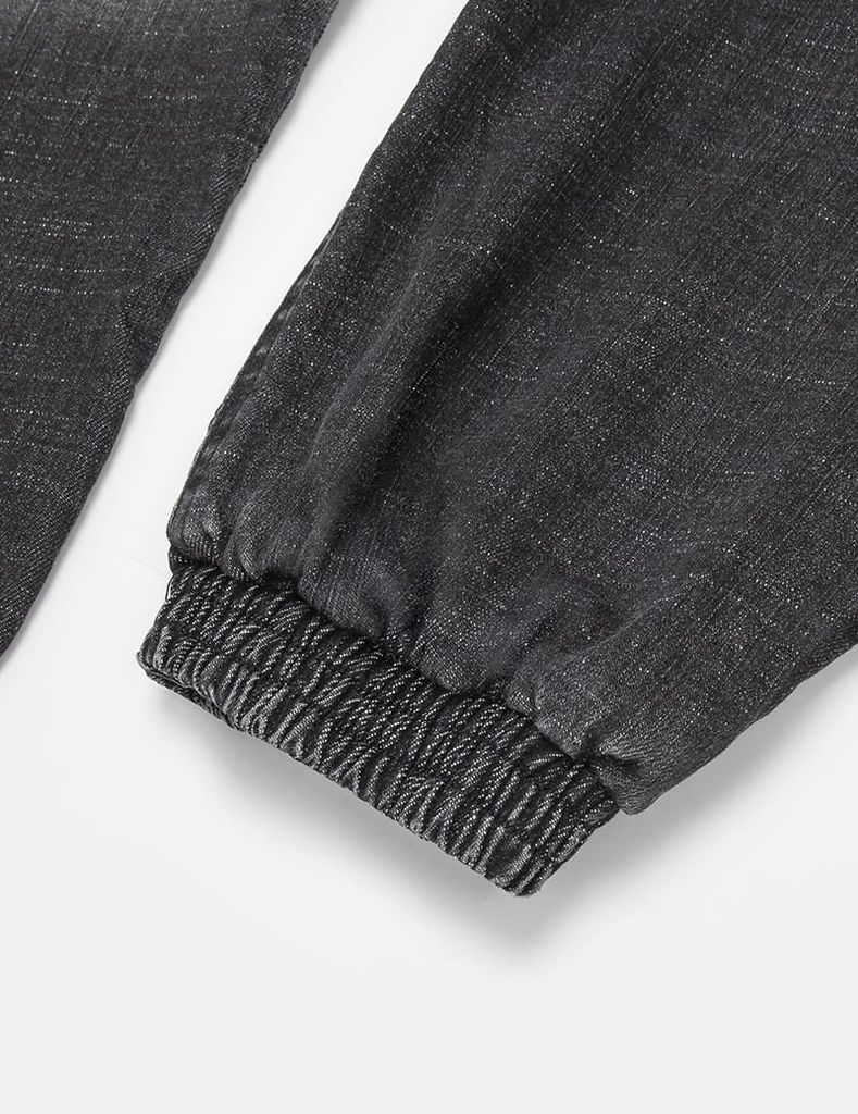 Quần jean bé trai cạp chun bo gấu