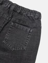 Quần jean bé trai cạp chun bo gấu