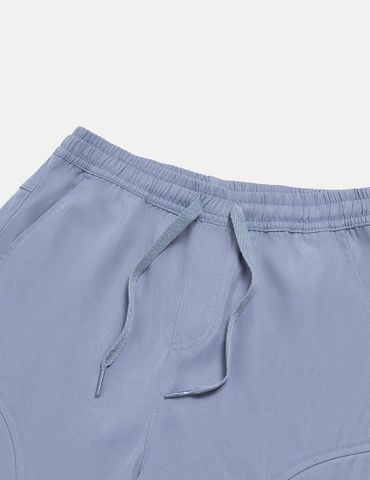 Quần khaki bé trai cạp chun mác in trang trí