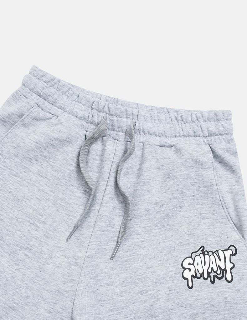 Quần nỉ bé trai hình in chân túi trái