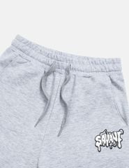 Quần nỉ bé trai hình in chân túi trái