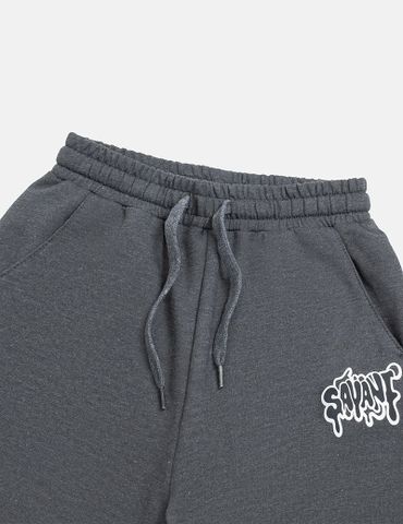 Quần nỉ bé trai hình in chân túi trái