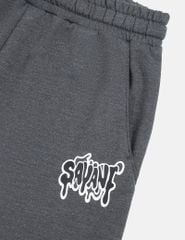 Quần nỉ bé trai hình in chân túi trái