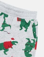 Quần nỉ bé trai in họa tiết